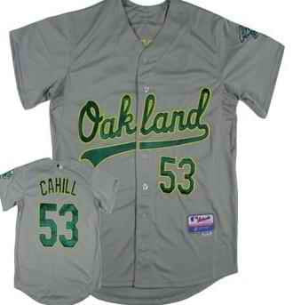 Cahill Oakland Athletics grey jersey