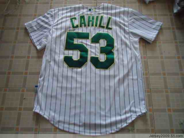 Cahill Oakland Athletics white jersey