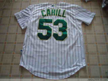 Cahill Oakland Athletics white jersey