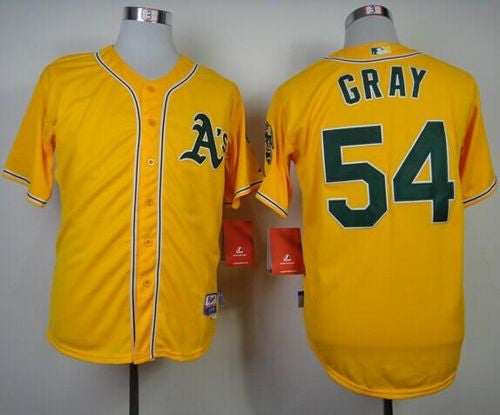 Sonny Gray Oakland Athletics yellow jersey