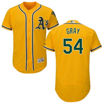 Sonny Gray Oakland Athletics yellow jersey
