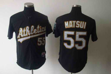 Matsui Oakland Athletics black jersey
