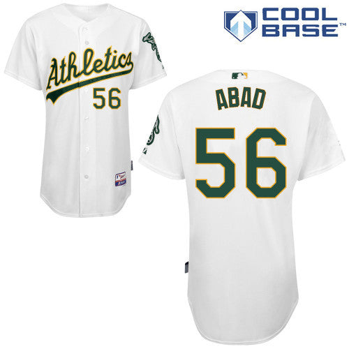 Abad Oakland Athletics white jersey