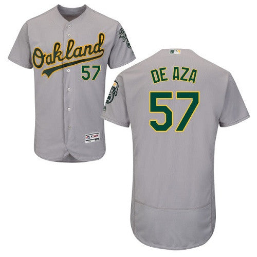 Alejandro De Aza Oakland Athletics gray jersey