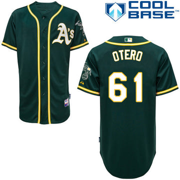 Otero Oakland Athletics green jersey