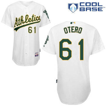 Otero Oakland Athletics white jersey