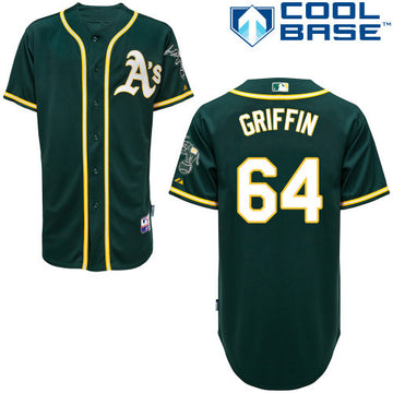Griffin Oakland Athletics green jersey
