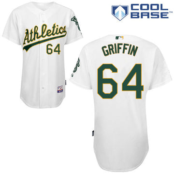 Griffin Oakland Athletics white jersey