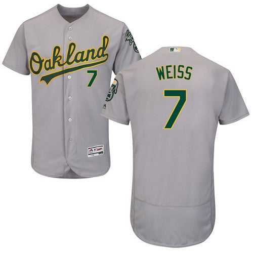 Walt Weiss Oakland Athletics gray jersey