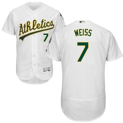 Walt Weiss Oakland Athletics white jersey