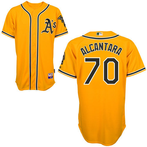 Alcantara Oakland Athletics yellow jersey