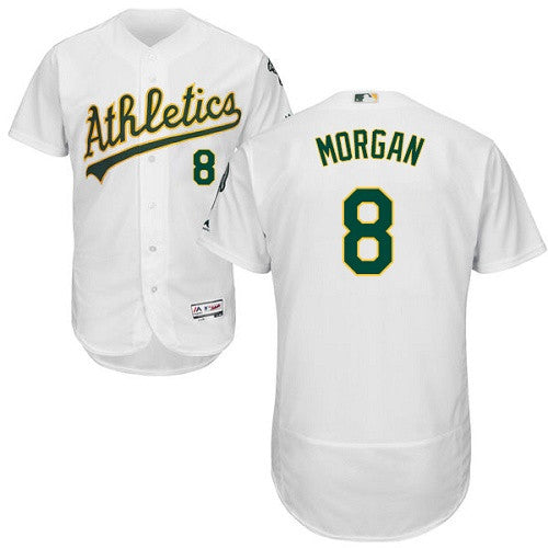 Joe Morgan Oakland Athletics white jersey