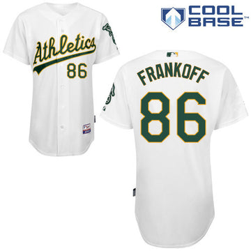 Frankoff Oakland Athletics white jersey