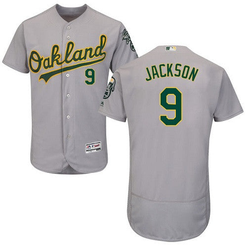 Reggie Jackson Oakland Athletics gray jersey
