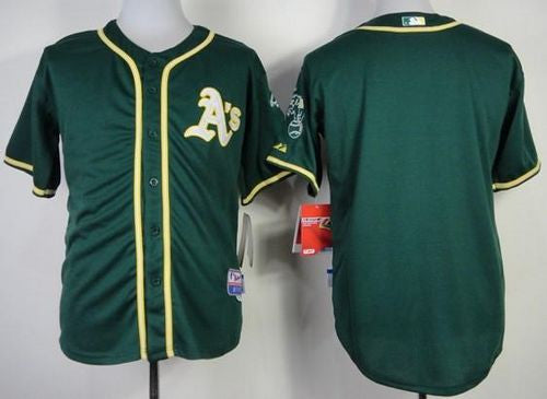 Custom Oakland Athletics green jersey