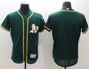 Custom Oakland Athletics green Authentic jersey