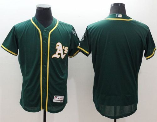 Custom Oakland Athletics green Authentic jersey