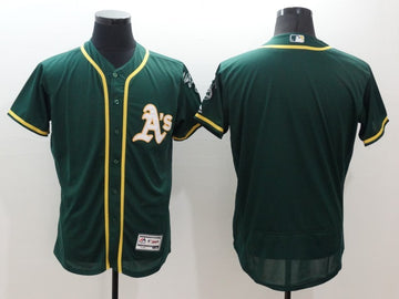 Custom Oakland Athletics green jersey
