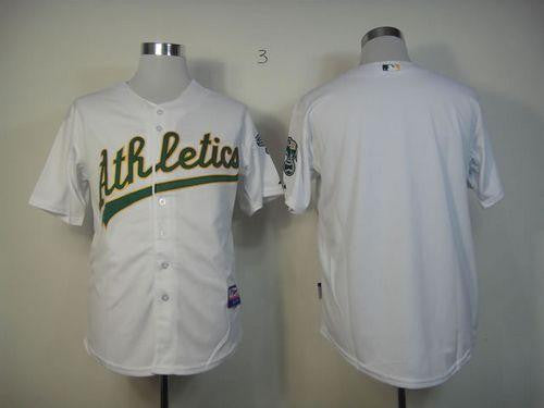 Custom Oakland Athletics white jersey
