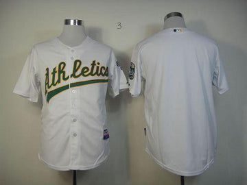Custom Oakland Athletics white jersey
