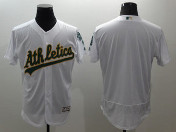 Custom Oakland Athletics white jersey