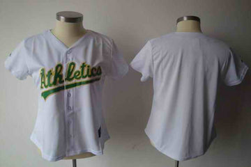 Custom Oakland Athletics white jersey