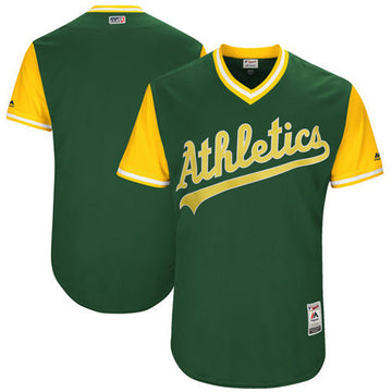 Majestic Oakland Athletics green jersey