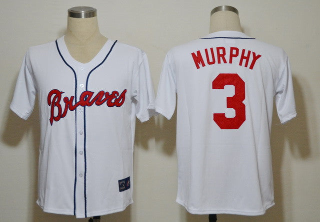Murphy Atlanta Braves white jersey