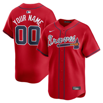 Atlanta Braves red Limited jersey