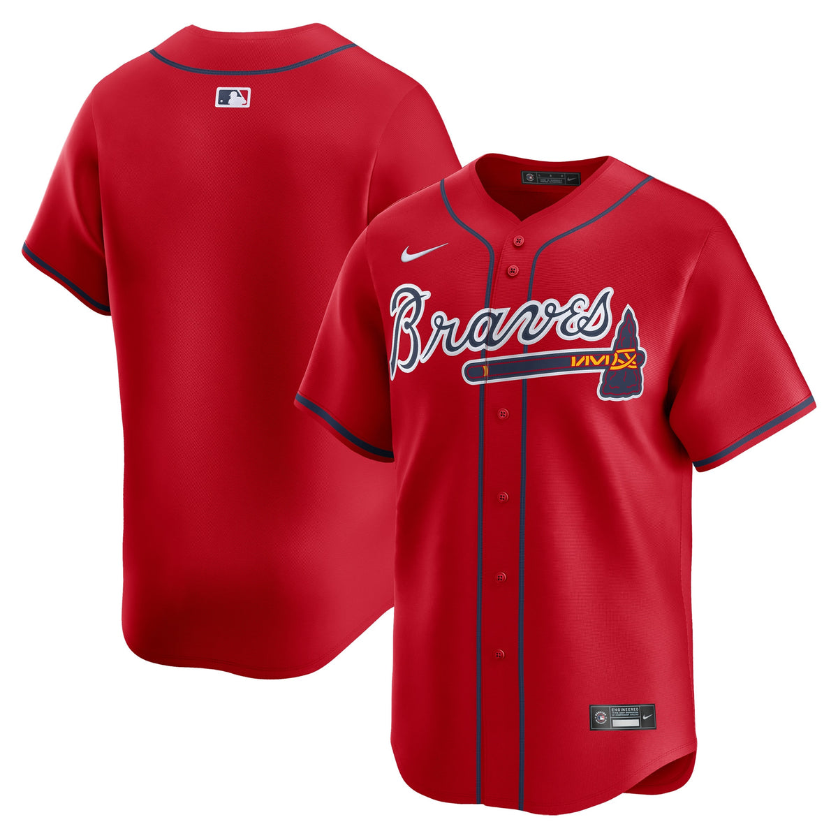 Atlanta Braves red Limited jersey