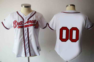 Custom Atlanta Braves white jersey