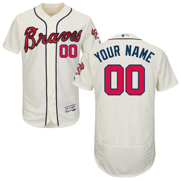 Atlanta Braves cream jersey