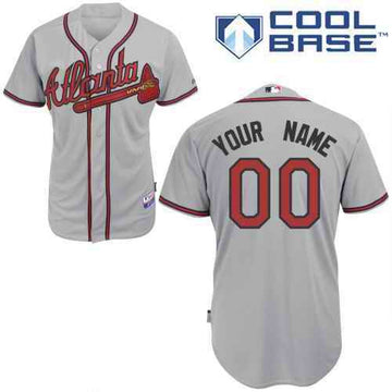 Atlanta Braves grey jersey