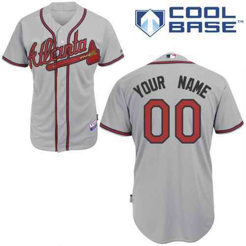 Atlanta Braves grey jersey