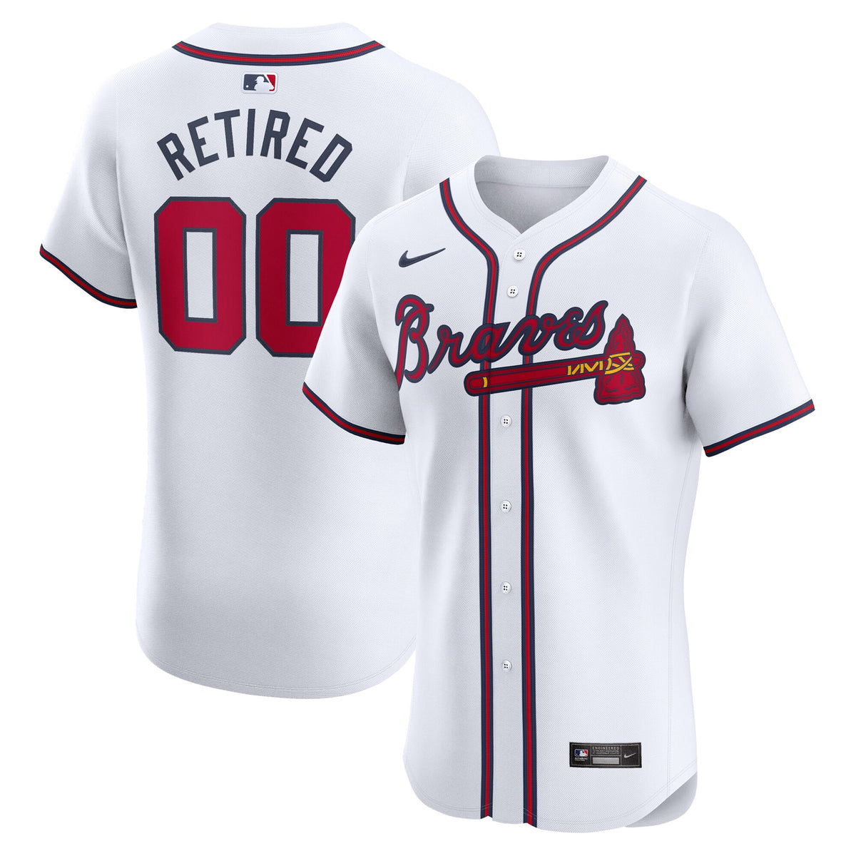 Atlanta Braves white Elite jersey