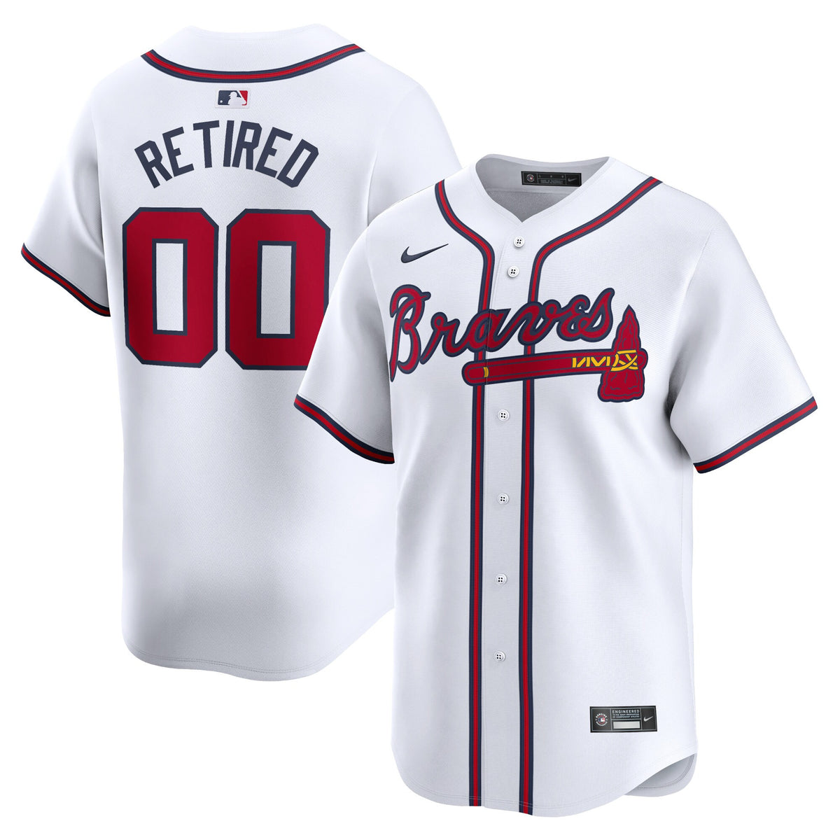 Atlanta Braves white Limited jersey