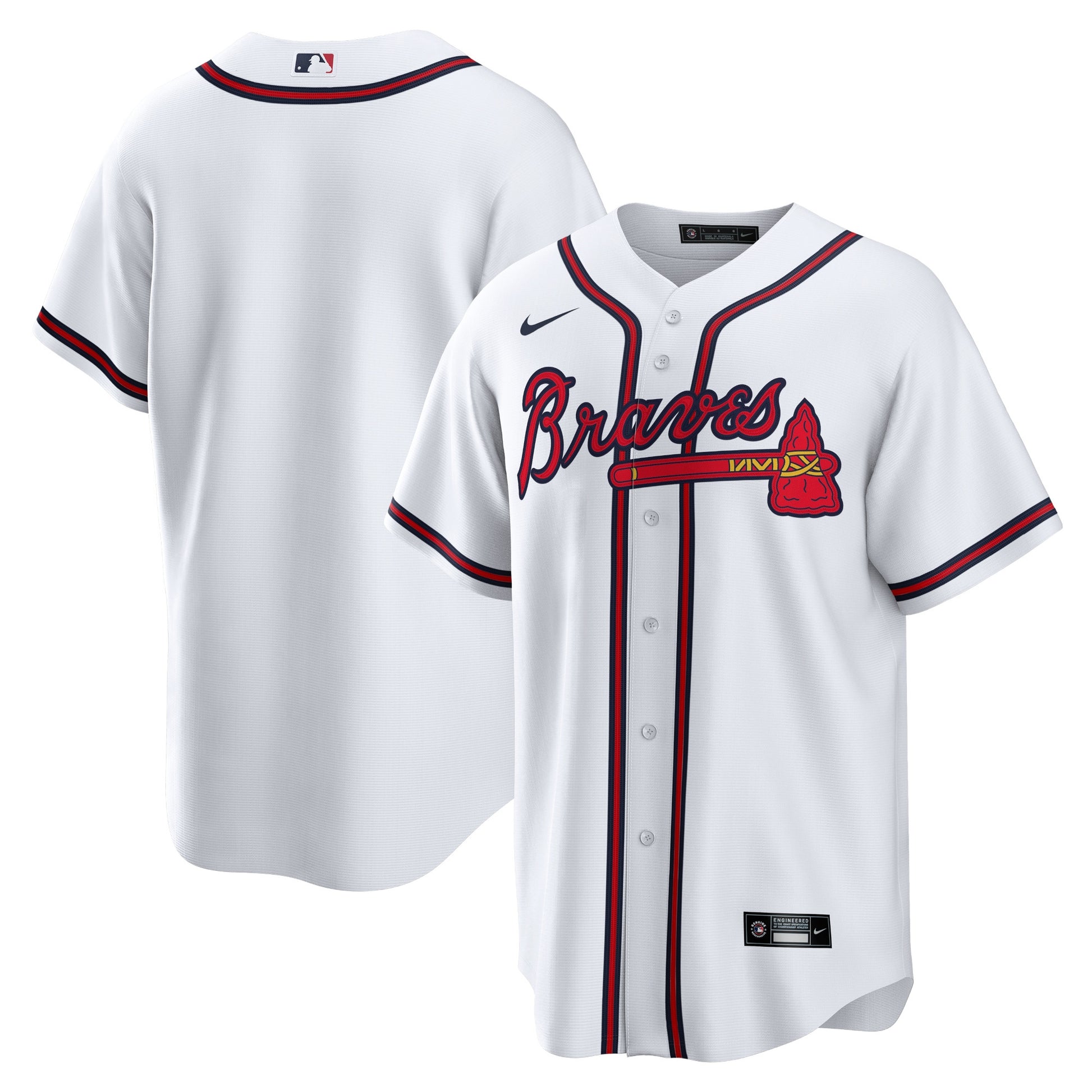 Atlanta Braves white Home jersey