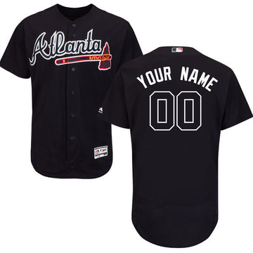 Atlanta Braves navy jersey