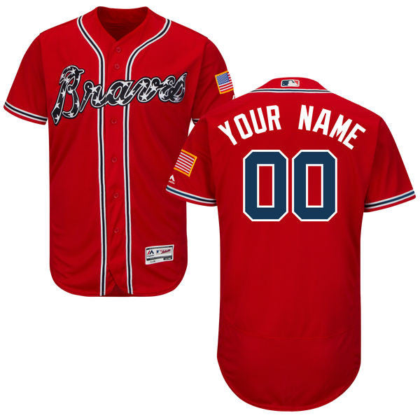 Atlanta Braves red jersey
