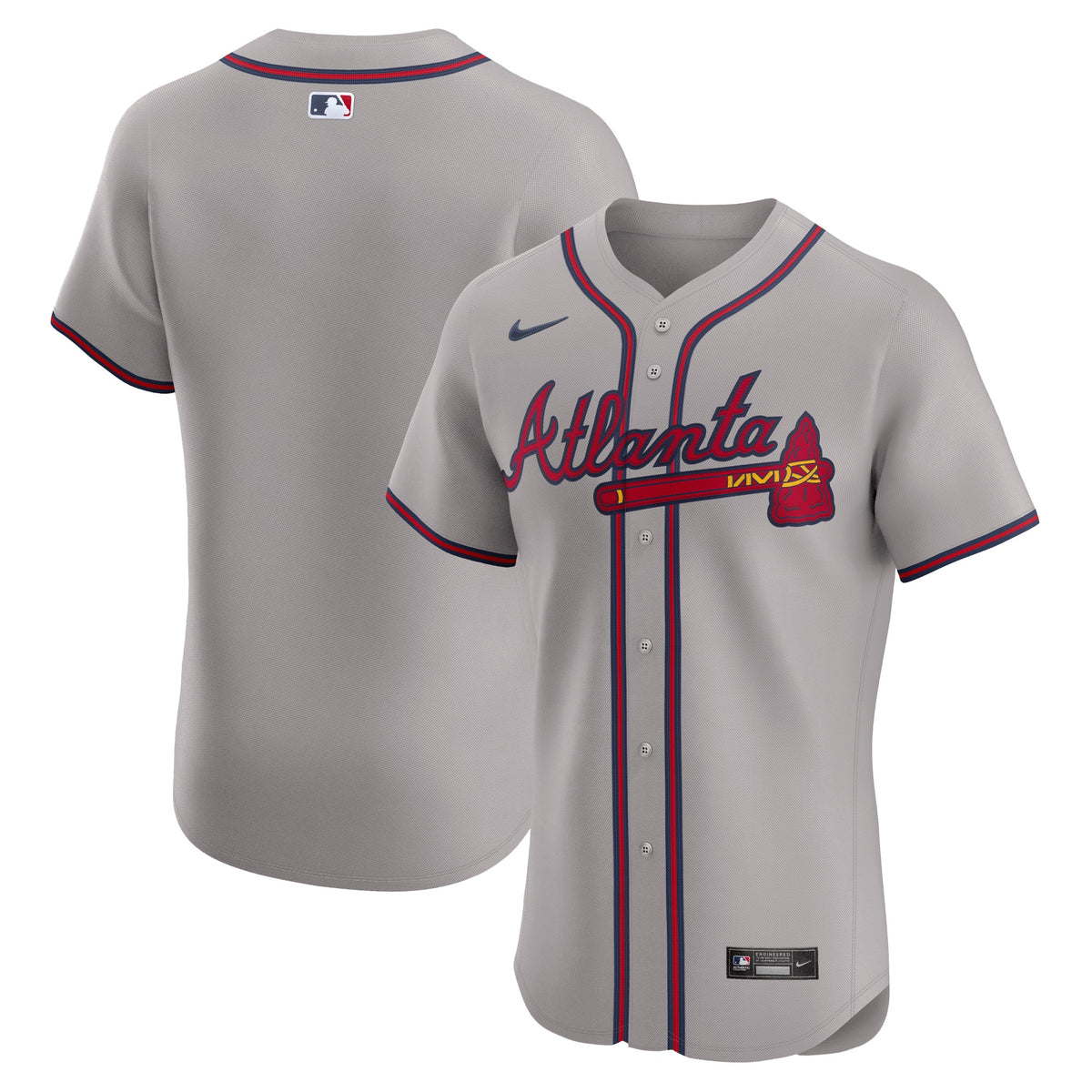 Atlanta Braves gray Elite jersey