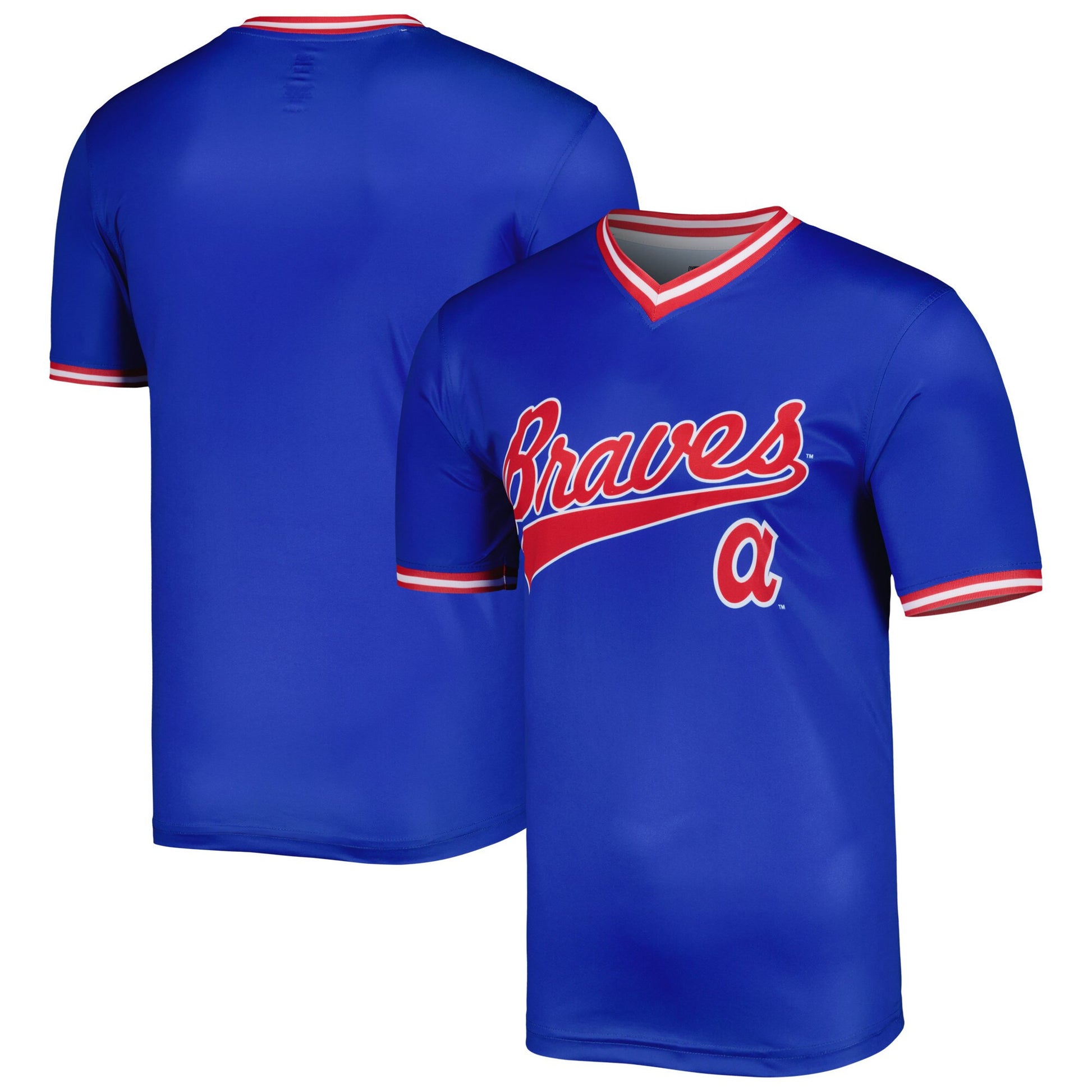 Stitches Atlanta Braves royal Cooperstown jersey