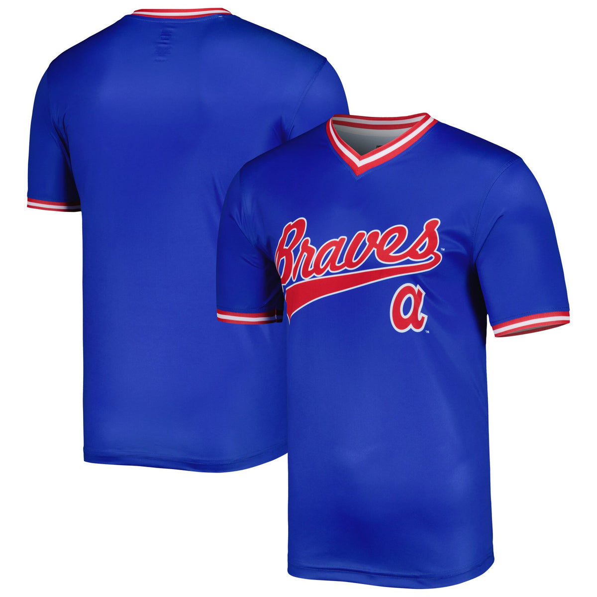 Stitches Atlanta Braves royal Cooperstown jersey