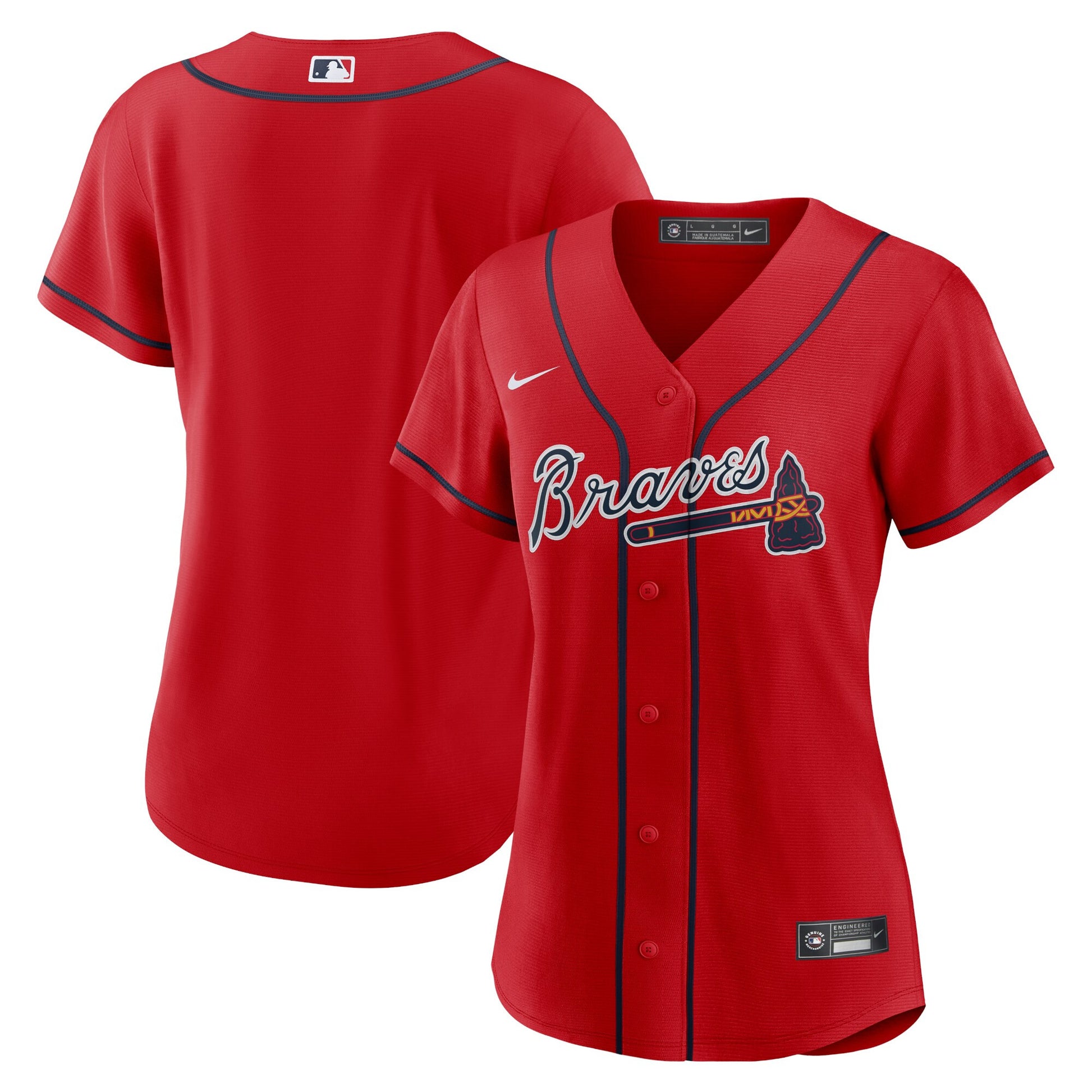 Atlanta Braves red Alternate jersey