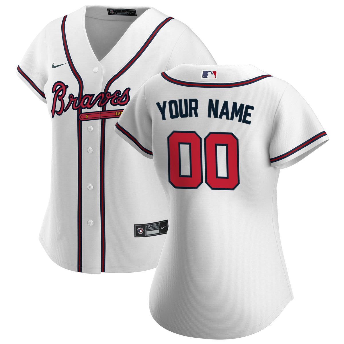 Atlanta Braves white Home jersey