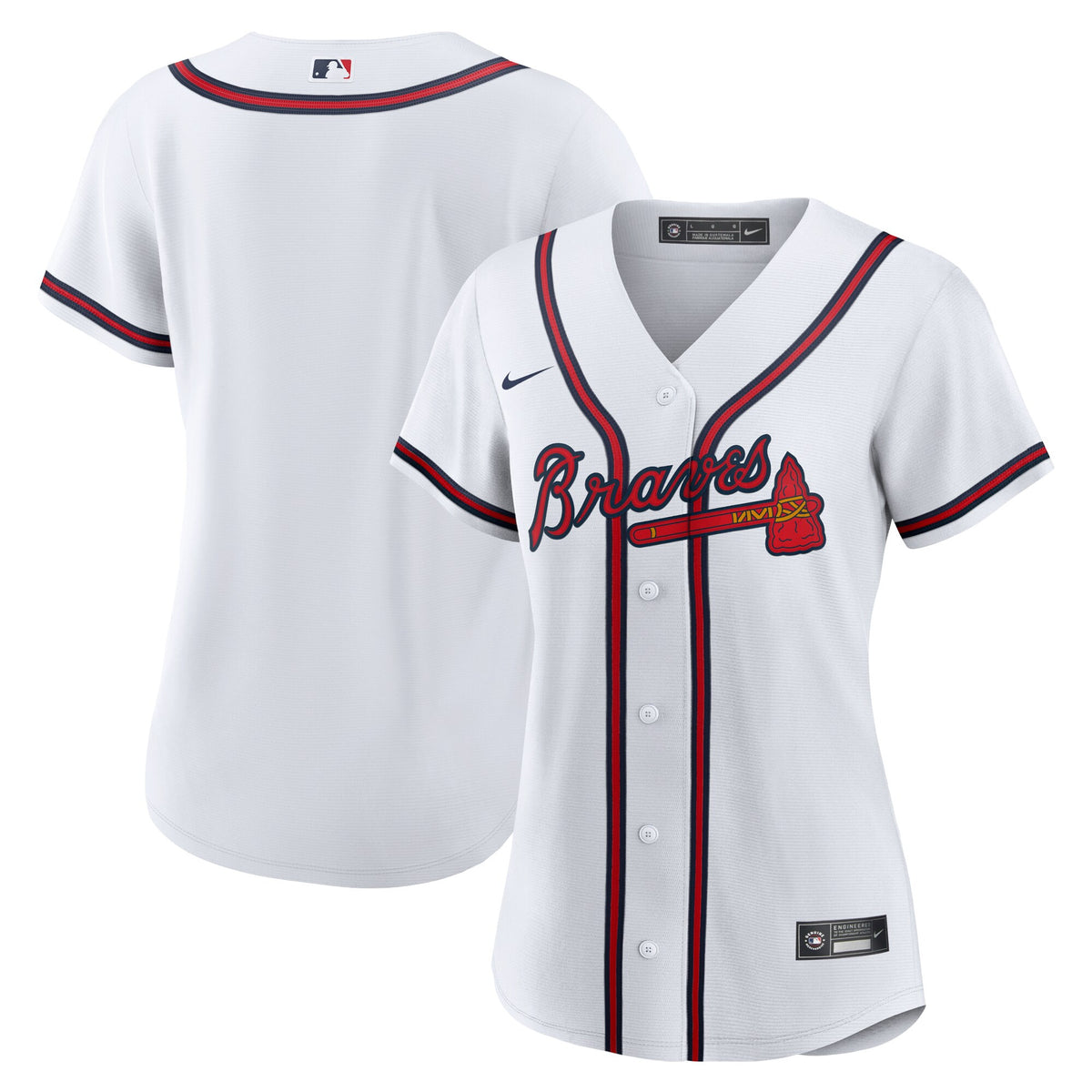 Atlanta Braves white Home jersey