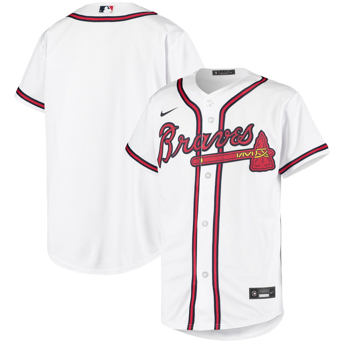 Atlanta Braves white Home jersey