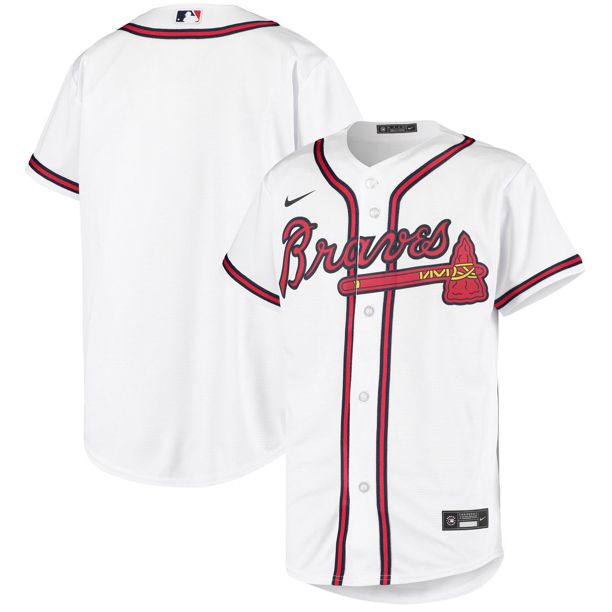 Atlanta Braves white Home jersey
