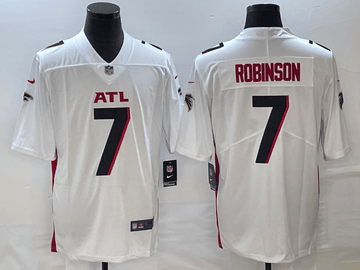 Bijan Robinson Atlanta Falcons white Vapor jersey