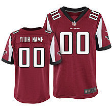 Custom Atlanta Falcons red Elite jersey