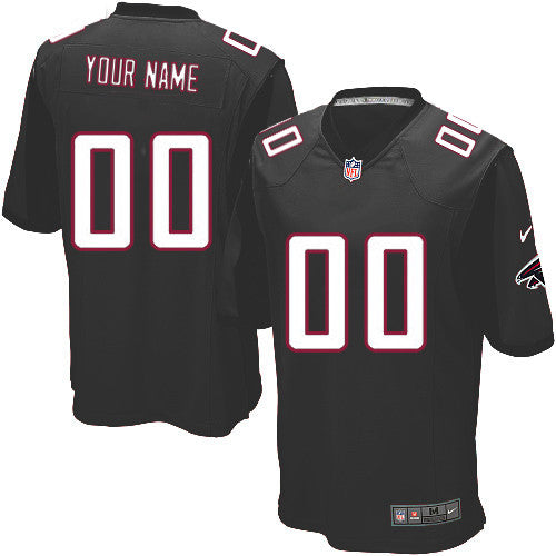 Custom Atlanta Falcons black Game jersey